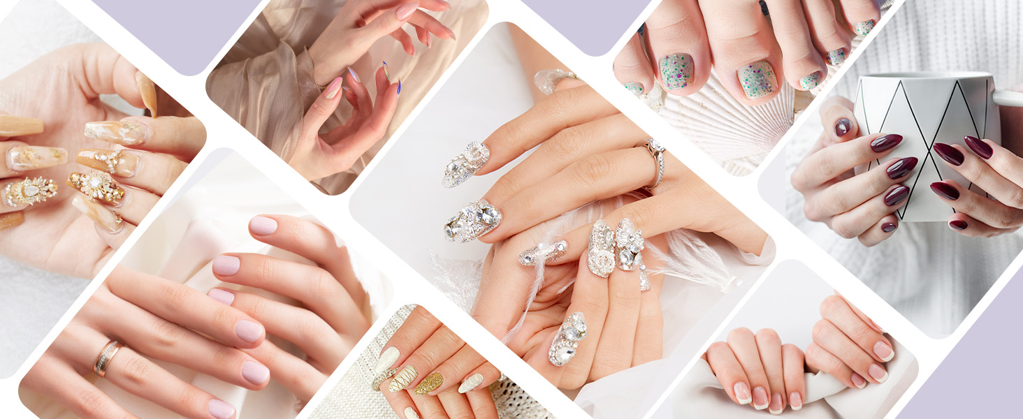 Електричний набір для манікюру та педикюру Xoali 13 в 1, 35000 об/хв, для гелю, акрилу, натуральних нігтів