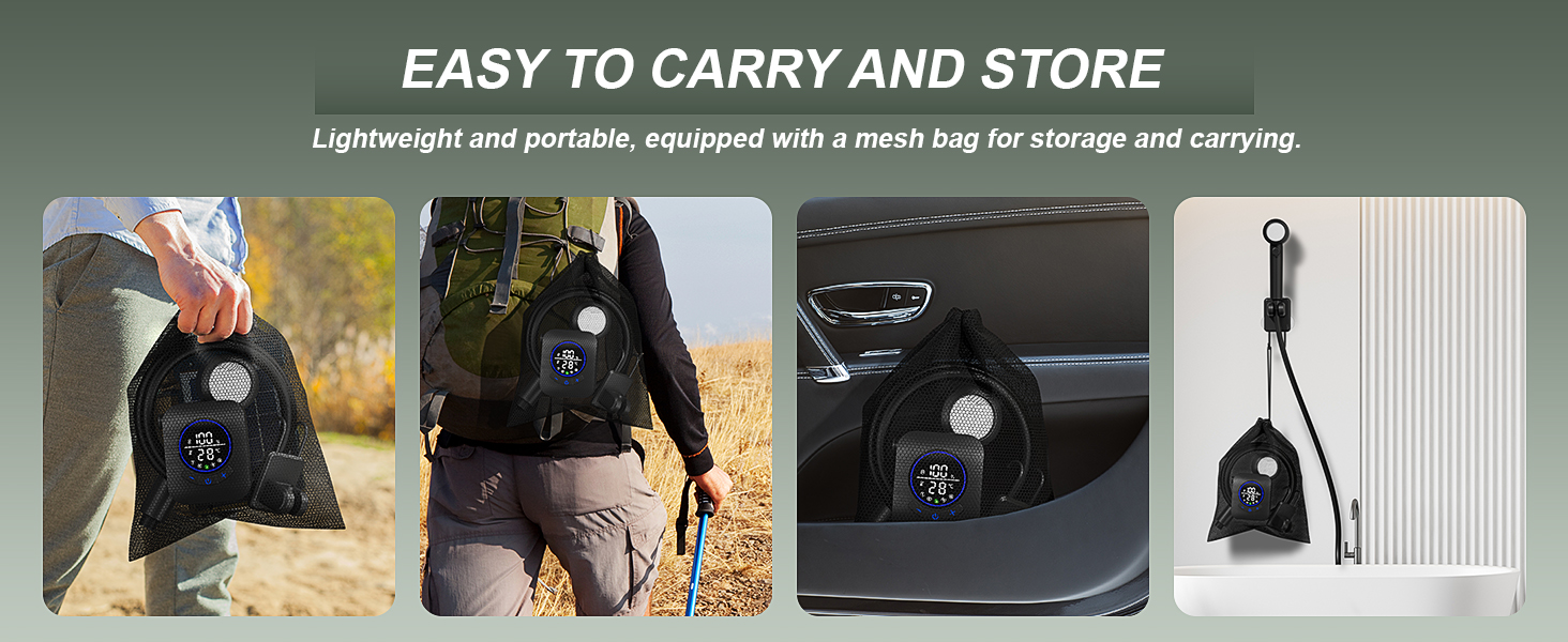 Митрікс Душ для кемпінгу портативний, 8000mAh з індикатором температури, 19 л, складаний відро, для кемпінгу, подорожей, саду, піших прогулянок, миття авто (чорний)