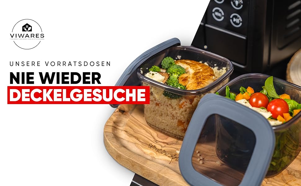 Набір контейнерів для зберігання продуктів з кришкою (12 шт.) – герметичні, кутові, BPA-free. Ідеально для борошна, мюслі, цукру. Органайзери для кухні