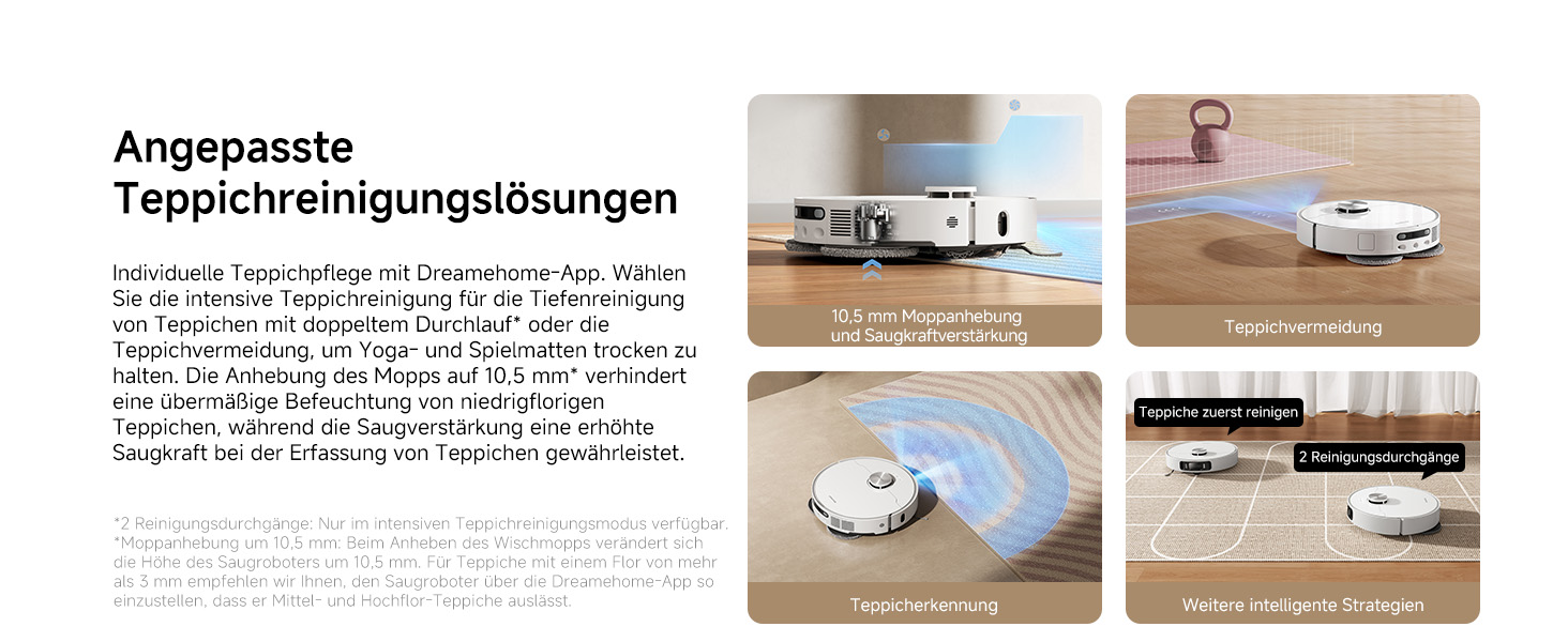 Робот-пилосос Dreame L40 Ultra AE з функцією миття, 19000 Па потужність всмоктування, багато щіток та гнучкий моп, для вологого та сухого прибирання. Автоматична станція очищення пилу.