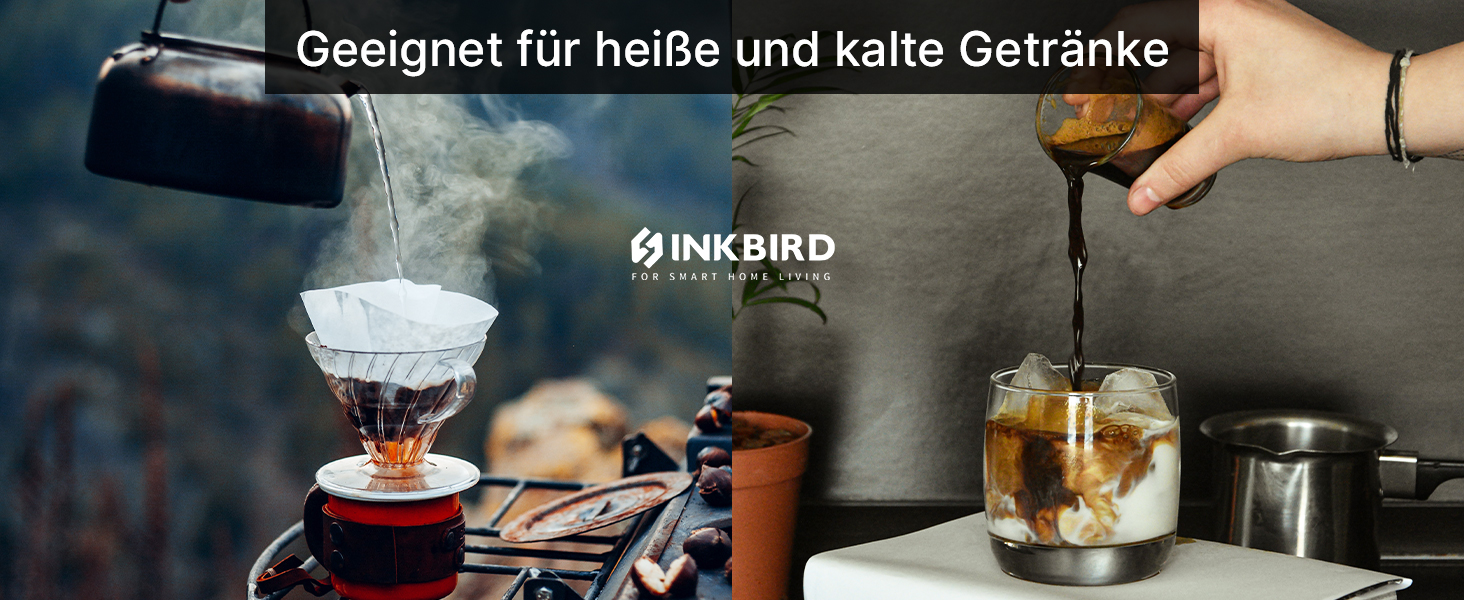 Бездротовий термометр для м'яса Inkbird IHT-2PB, Bluetooth, 2 зовнішні зондy, USB зарядка, магнітний, для гриля, кухні та випічки