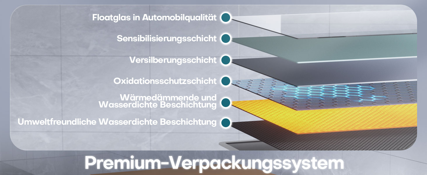 Дзеркало для ванної кімнати HySail з підсвічуванням, 5 мм, високоякісний срібний дзеркало, 3 колірні температури та регульована яскравість, настінне дзеркало з сенсорним вимикачем та антизапарюючим покриттям, кругле (80x80 см)