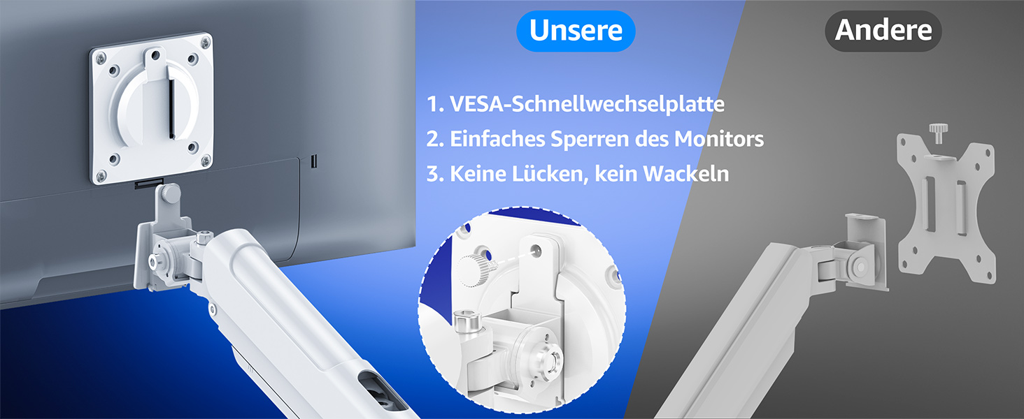 Кріплення для монітора ELIVED EV6011W: регульована підставка для моніторів 13-32