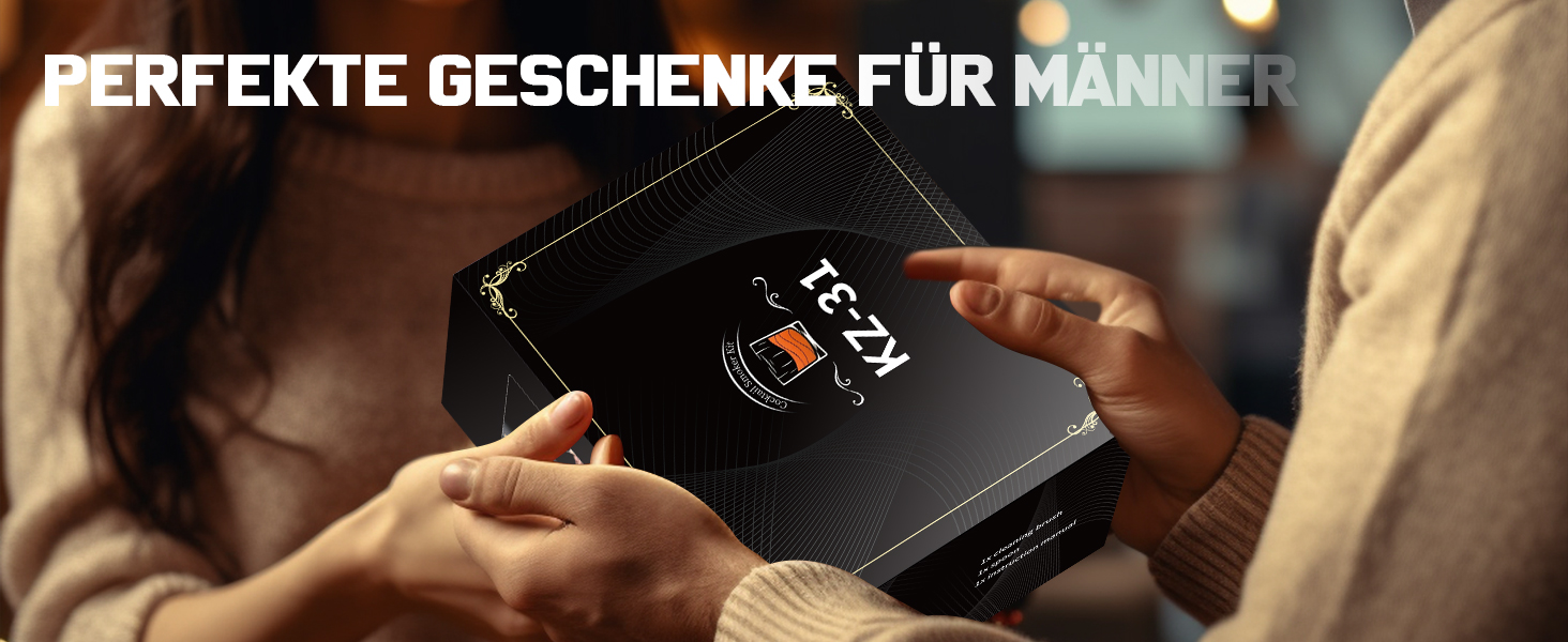 Набір для димування віскі Anusuwa - набір для коктейлів з 6 дерев'яними стружками та 4 камінням для віскі. Ідеальний подарунок для чоловіків на день народження, Різдво, ювілей (без бутану)