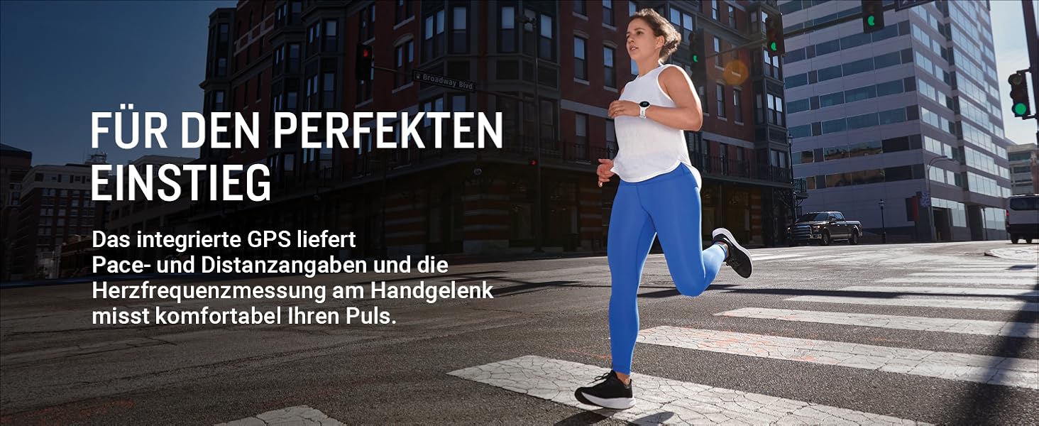 Garmin Forerunner 55 – GPS-годинник для бігу з кольоровим дисплеєм, що завжди активний, щоденними рекомендаціями для тренувань, прогнозом часу пробіжки, спортивними додатками, чорного кольору та з акумулятором до 14 днів. Single