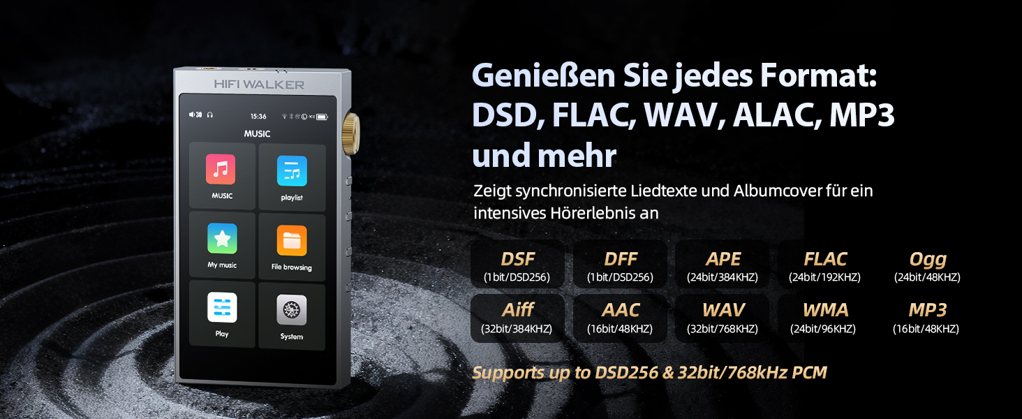 MP3 плеєр H20 Ultra HiFi 128GB Bluetooth 5.1 aptX/LDAC, ES9038Q2M DAC, Touchscreen 4