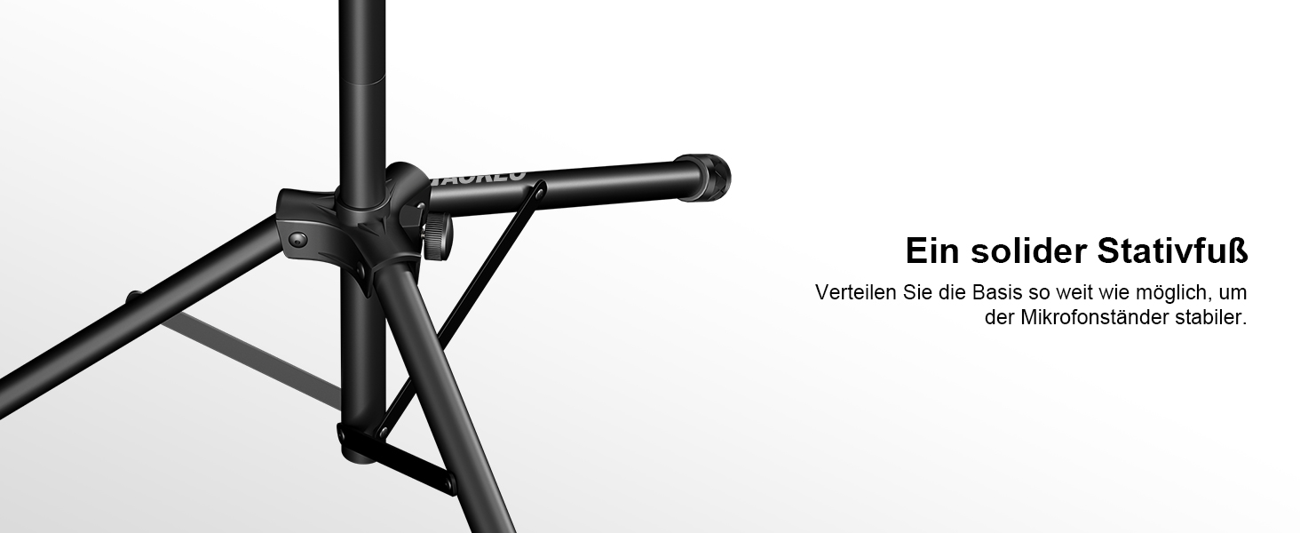 Підставка для мікрофона Aokeo з регульованою стійкою, чохол, тримач для планшету, для співу та запису голосу