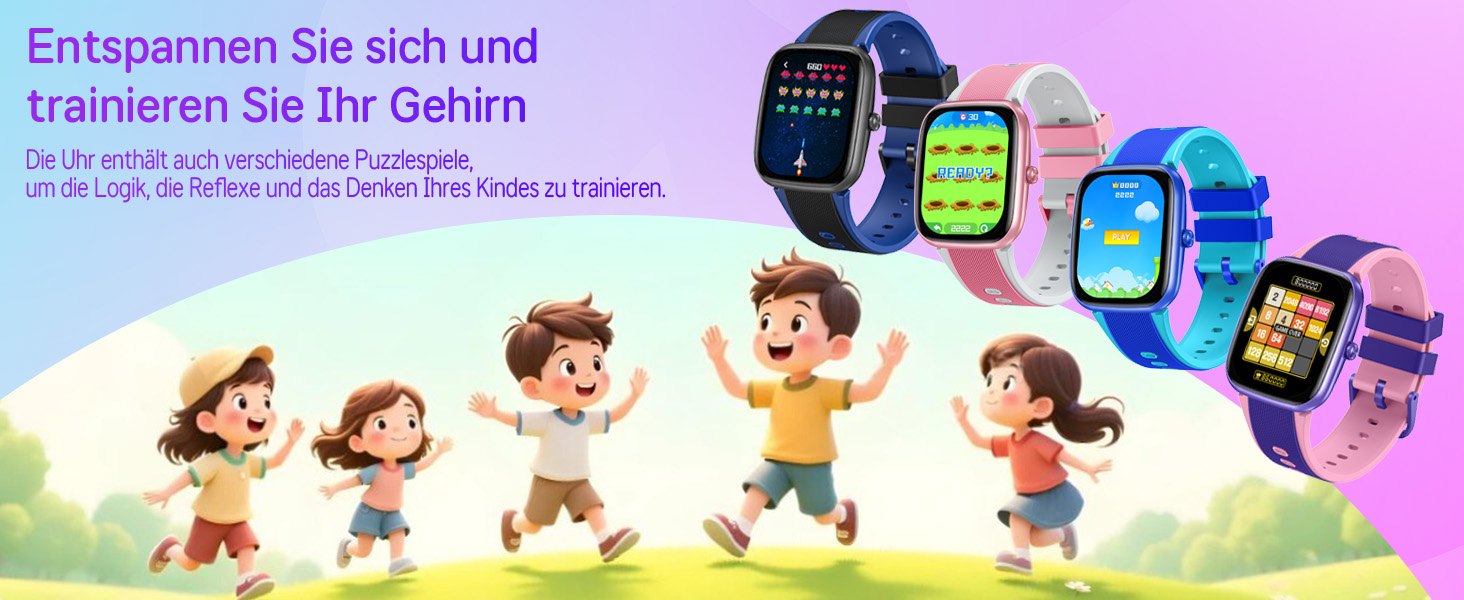 Дитячий розумний годинник Smartwatch Kinder з водозахистом та фітнес-трекером. 1,75