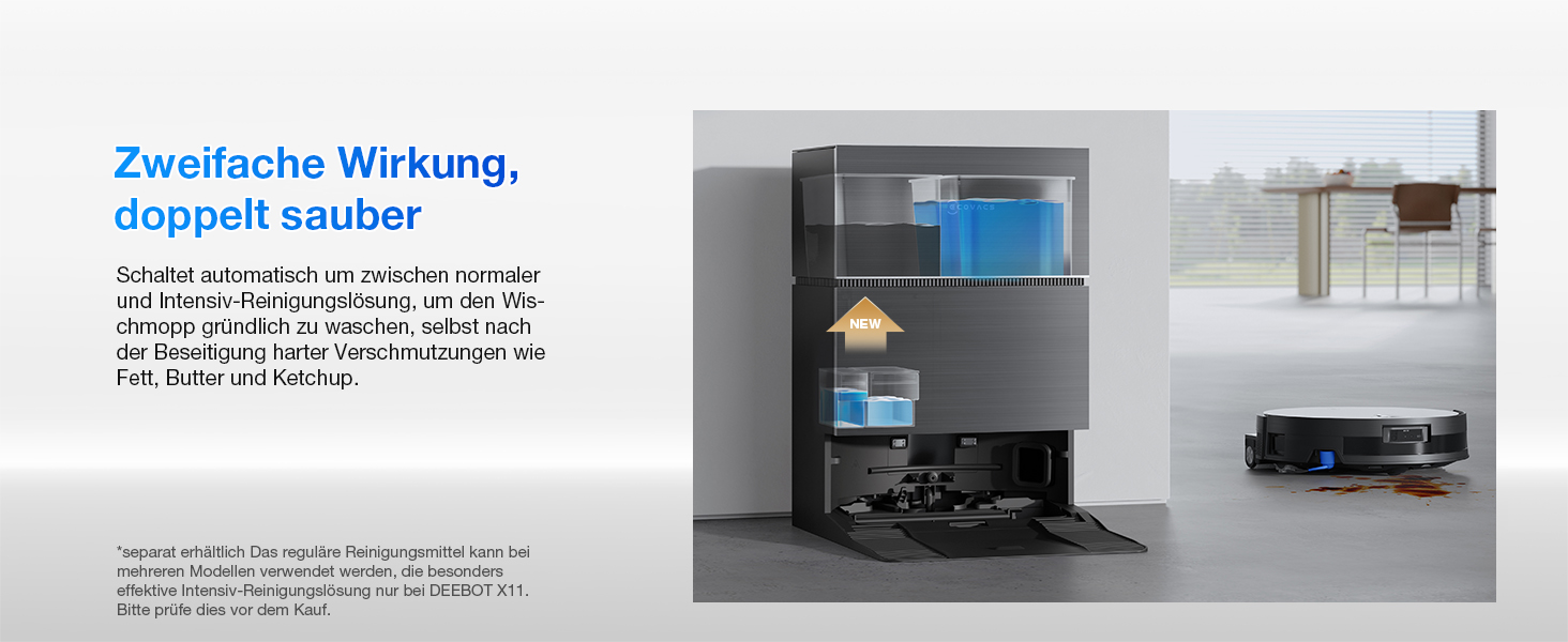 Робот-пилосос ECOVACS DEEBOT T30C Pro Omni GEN 2 з функцією миття, потужність 15400Pa, автопорожнення, гаряча сушка, час роботи 200 хв, ідеальний для шерсті тварин та килимів