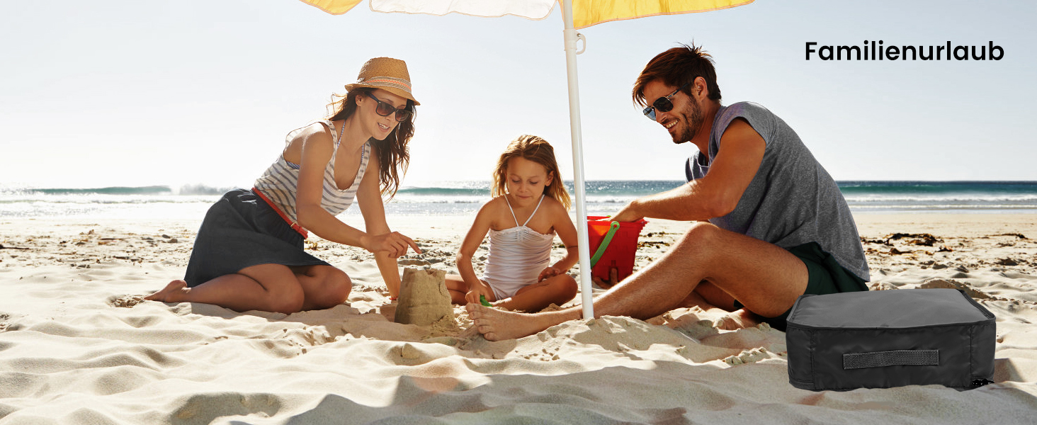 Органайзери для валізи Packing Cubes, 8 шт., водонепроникні, чорні + косметичка