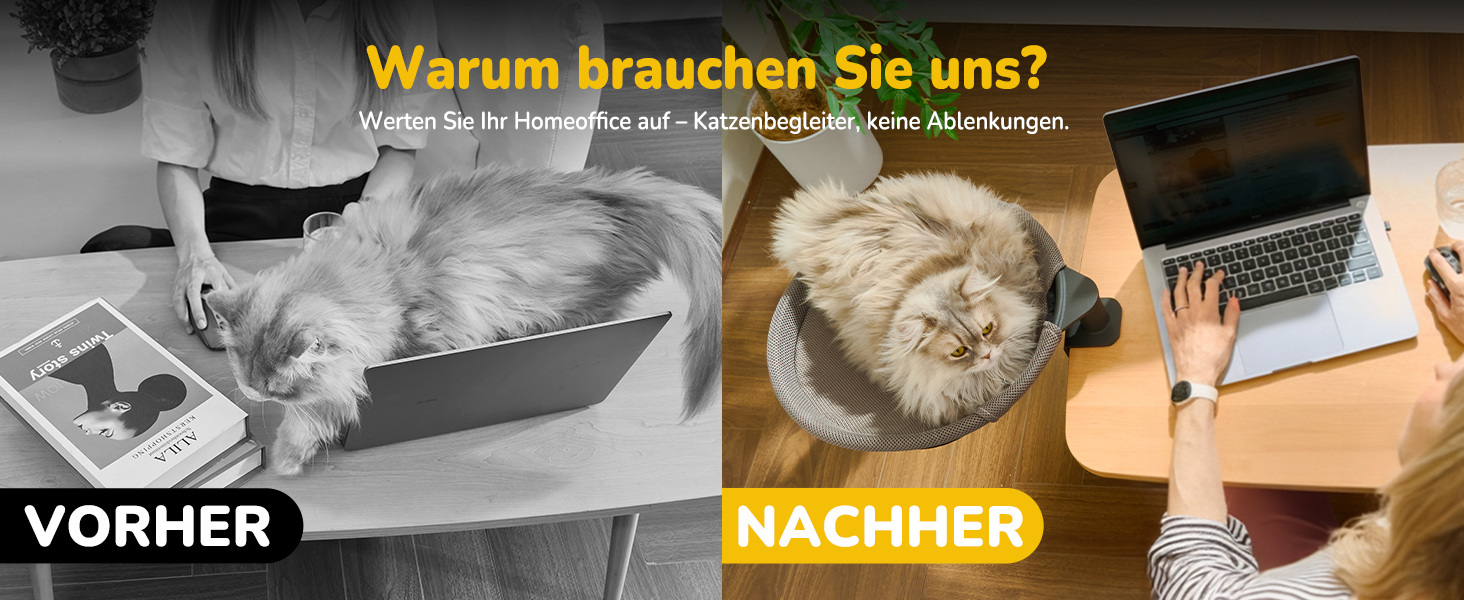 Підвісне ліжко для котів CATISM 360° - зручне котяче ліжко-гамак, сіре, 36x38 см, до 20 кг