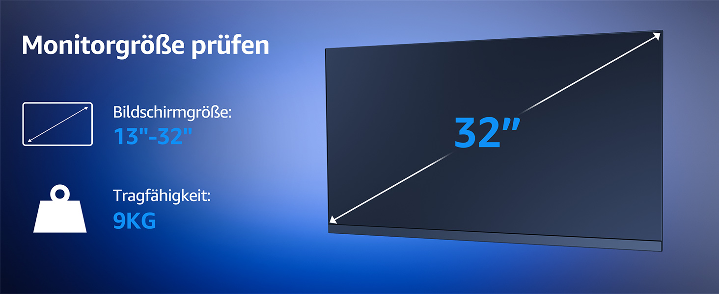 Кріплення для монітора ELIVED EV6011W: регульована підставка для моніторів 13-32