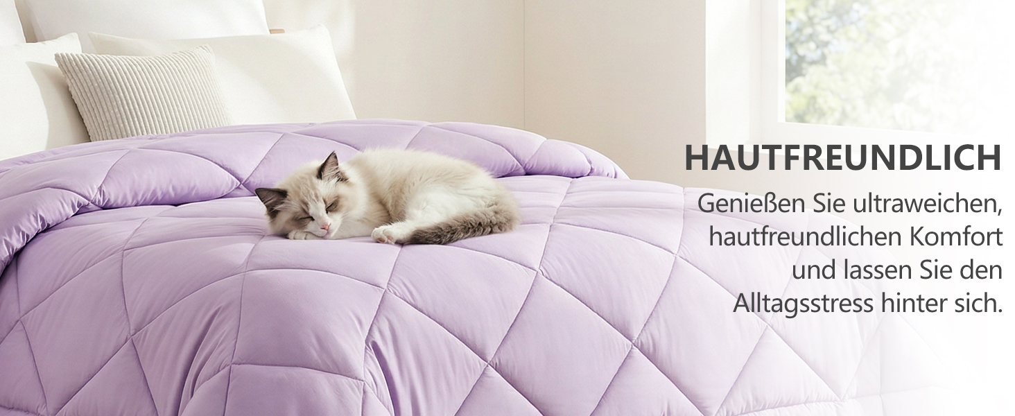 Всесезонна ковдра CozyLux 200x200 см, біла, для 4 сезонів