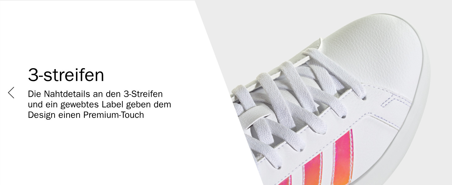 Жіночі кросівки Adidas Grand Court Base 3.0, розмір 38 EU, білий/чорний