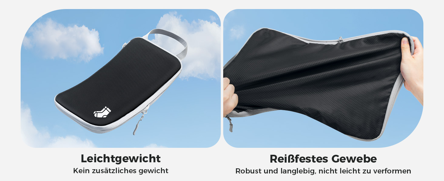 Органайзери для валізи - набір 8 шт. (Compression Packing Cubes), вологостійкий, для подорожей, чорний