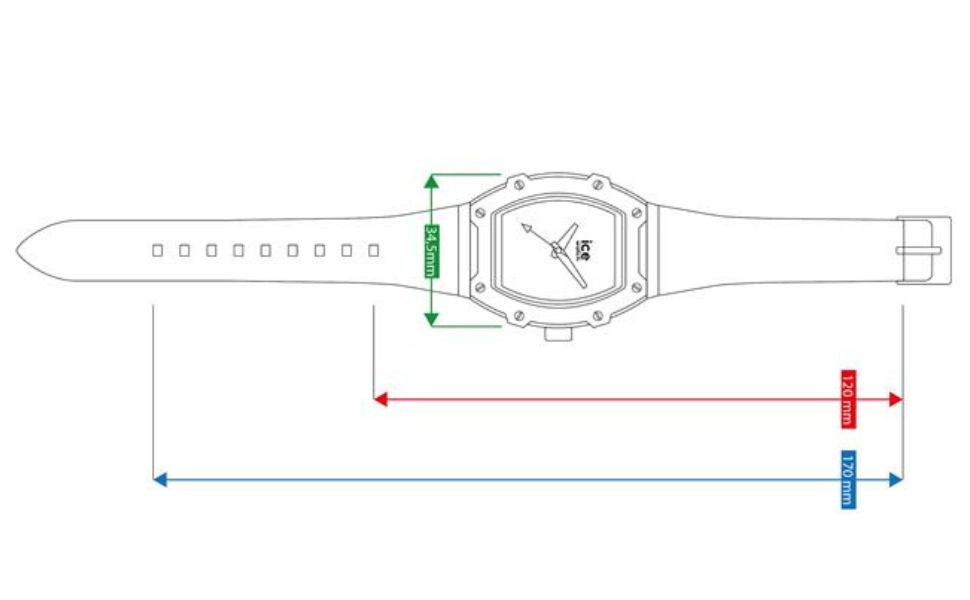 Жіночий годинник Ice-Watch Ice Boliday з силіконовим ремінцем (Small), синій