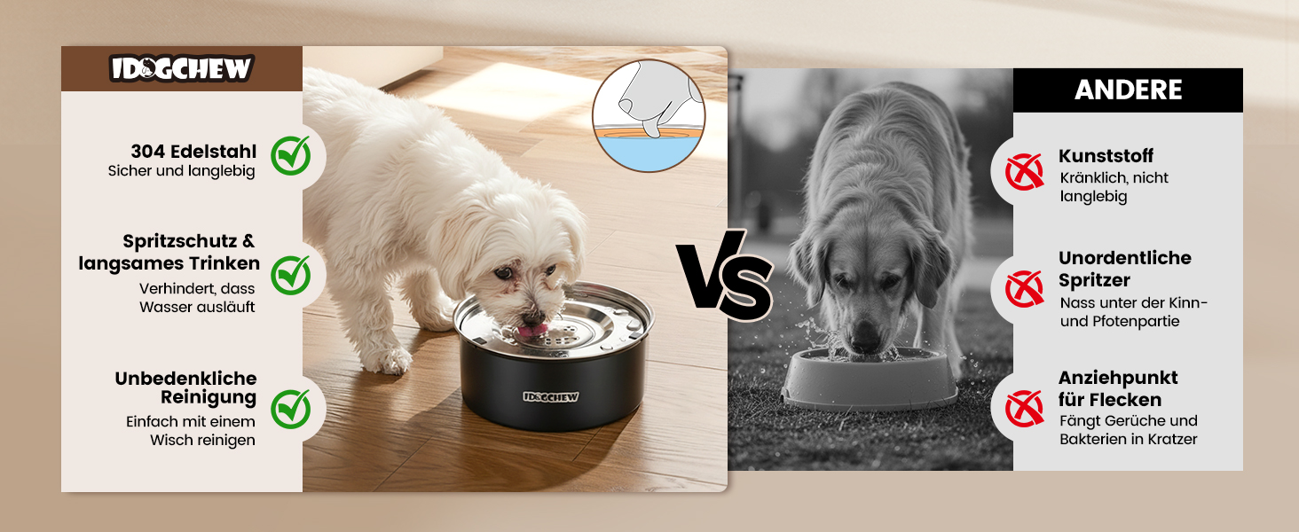 Миска для собак без облизування, нержавіюча сталь, 1л, чорна. Миска проти облизування з неслизьким дном, легко миється, для собак