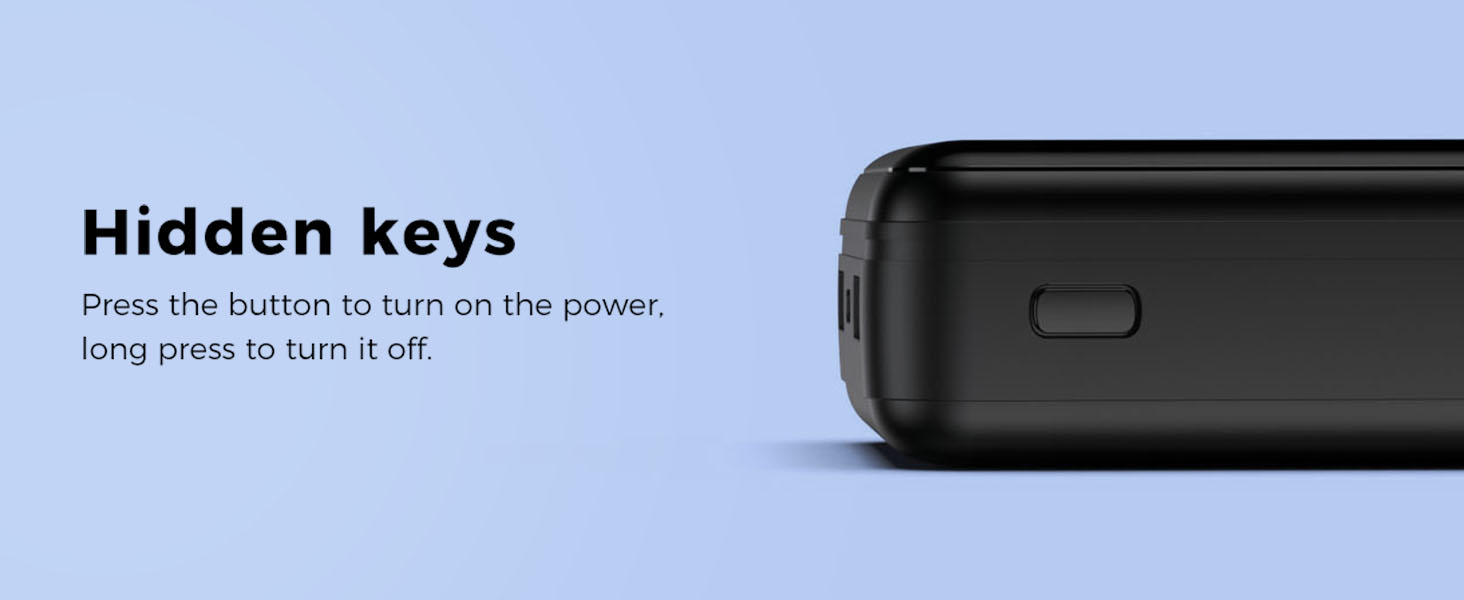 Power Bank Coblob 27000mAh з LED дисплеєм, 3 виходи, 2 входи, чорний