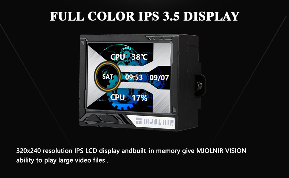 Thermalright Mjolnir Vision 360 ARGB: Смарт-рідинний кулер для CPU з IPS-дисплеєм, підтримка AM4/AM5/LGA1700/1851