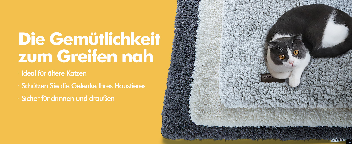 Самогріюча лежанка для котів на підвіконня, м'яка та неслизька, 90 x 28 см, сірий колір