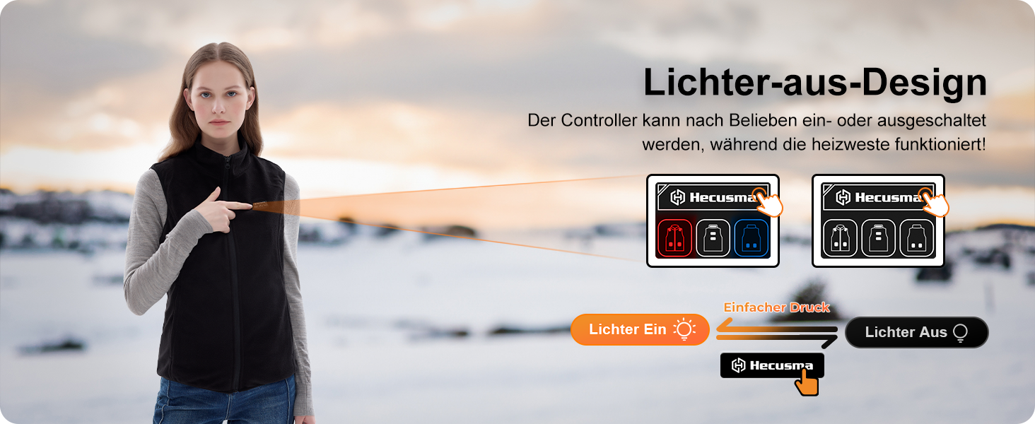 Електрична гріюча жилетка для жінок з Powerbank 16000mAh 7.4V - тепла жилетка для сноубордингу, катання на моториках та активного відпочинку