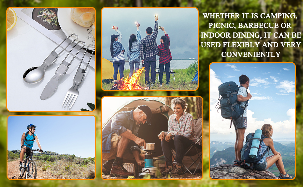 Набір кухонного посуду для кемпінгу на 2-3 особи з нержавіючої сталі: 7 предметів для пікніків, походів та кемпінгу