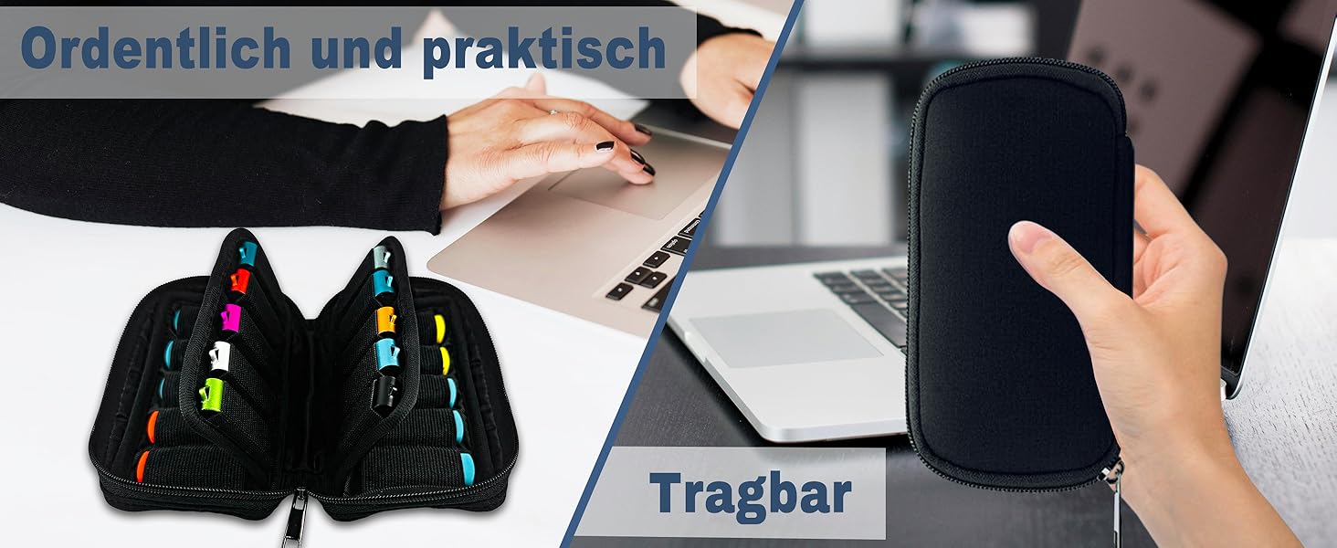 Органайзер для USB-накопичувачів JBOS: кейс на 20 відсіків для USB-флешок, USB-стиків та інших аксесуарів