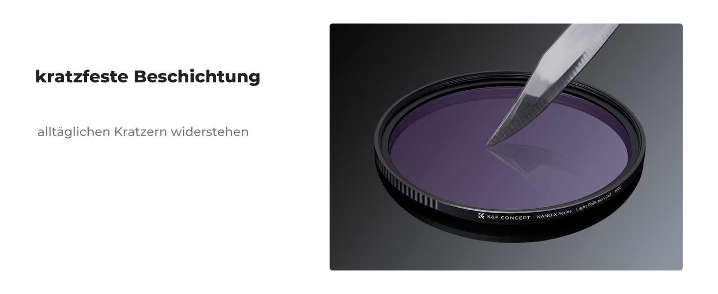 Фільтр K&F Concept Nano-X 82mm Natural Night Astroklar для нічної зйомки та астрофотографії