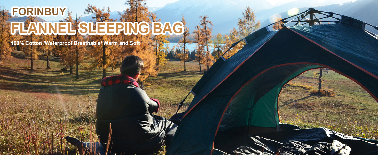 Спальний мішок фланелевий теплий 3-4 сезони XXL з бавовняним підкладкою для дорослих Outdoor для риболовлі, кемпінгу, походів, легкий для дому та вулиці, блакитний, 2lbs наповнювач