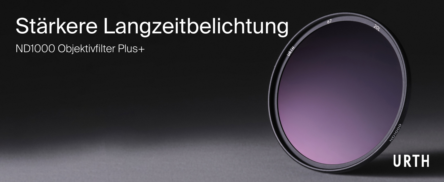 Фільтр ND1000 82mm Urth Graufilter (10 Stop) для фотографії