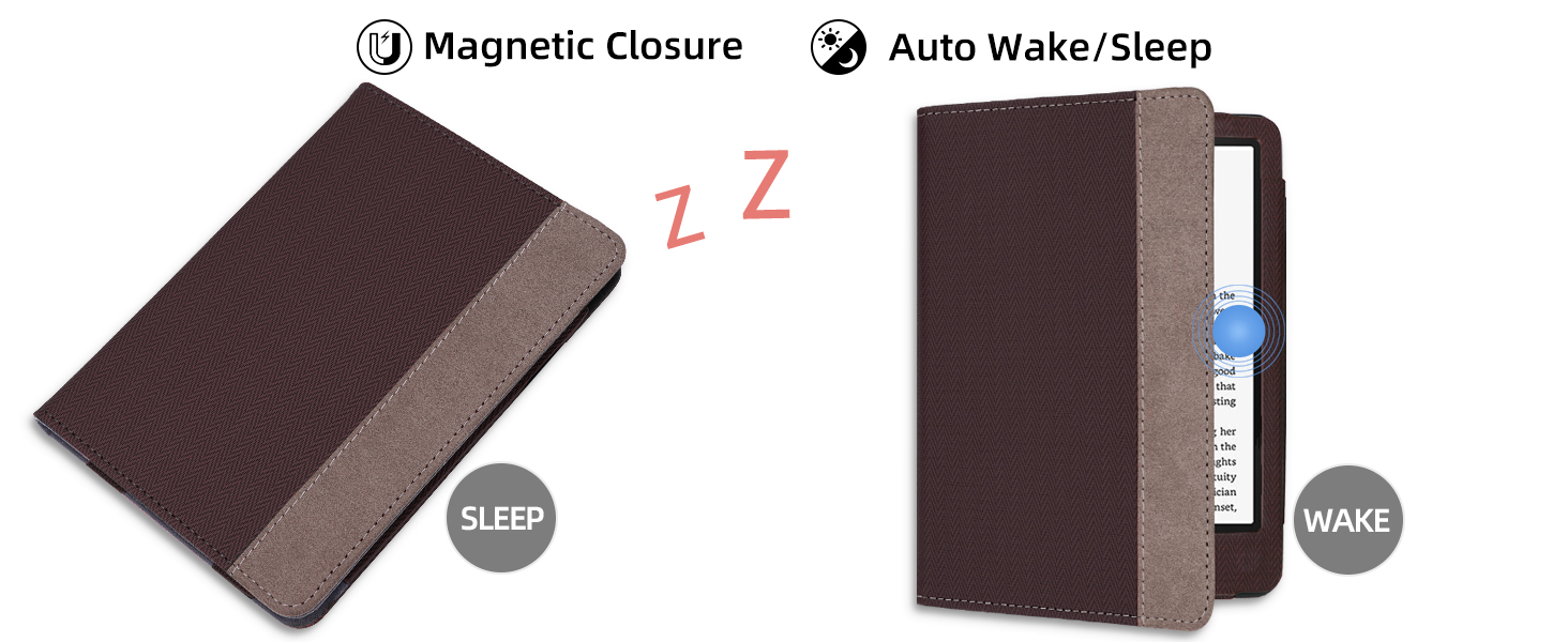 Чохол для Kindle 11-го покоління (2024/2022) Navy Blue: захисна обкладинка з підставкою та авто-сном