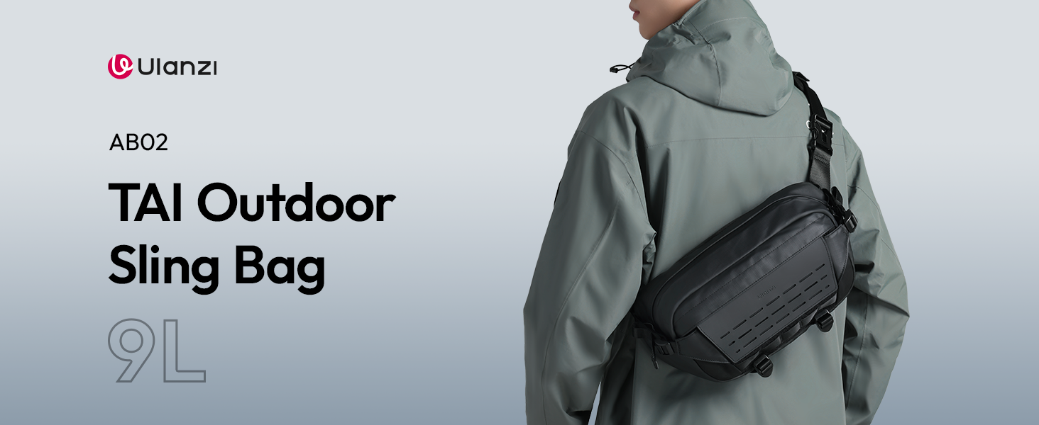 Сумка для камери ULANZI, водонепроникна, з тримачем для штатива, для DSLR/SLR/беззеркальних камер, чорна, об'єм 9 л