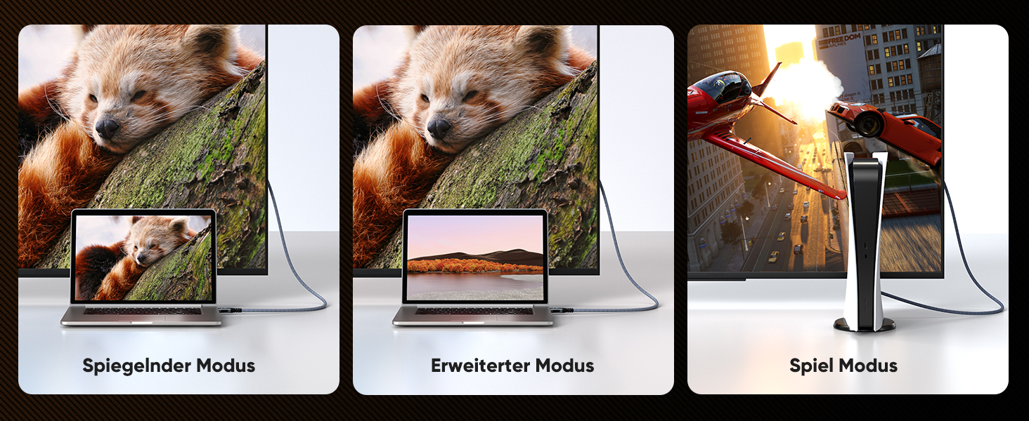HDMI кабель Highwings 8K 3 метри, HDMI 2.1, 48Gbps, Ultra Highspeed, 8K@60Hz, 4K@120Hz, HDR10, eARC, DTS:X, 3D, HDCP 2.2/2.3, сумісний з PS5/PS4/PS3, HDTV, Blu-ray Player