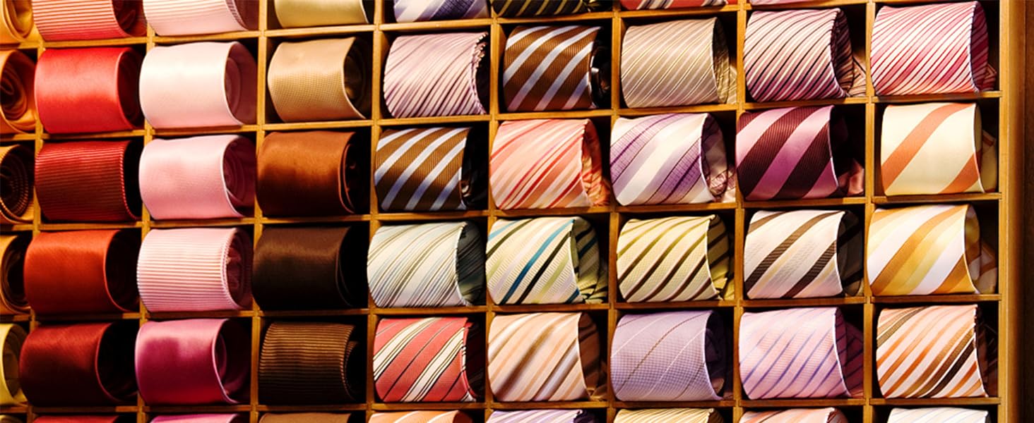 Комплект краваток для чоловіків Barry.Wang: краватка, краваткова шпилька, кишеньковий хустинка, запонки, коричневий/чорний