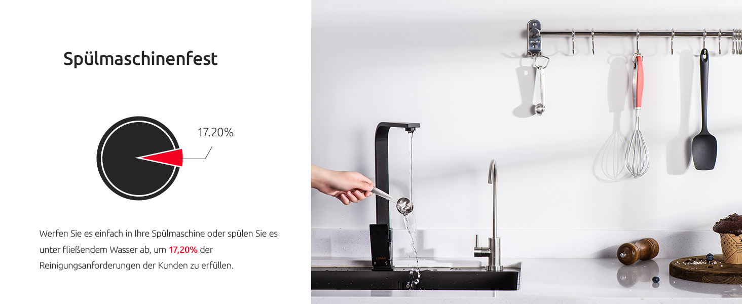 Набір мірних ложок U-Taste з нержавіючої сталі 9 шт. для випічки, сухих інгредієнтів та рідини, придатні для миття в посудомийній машині