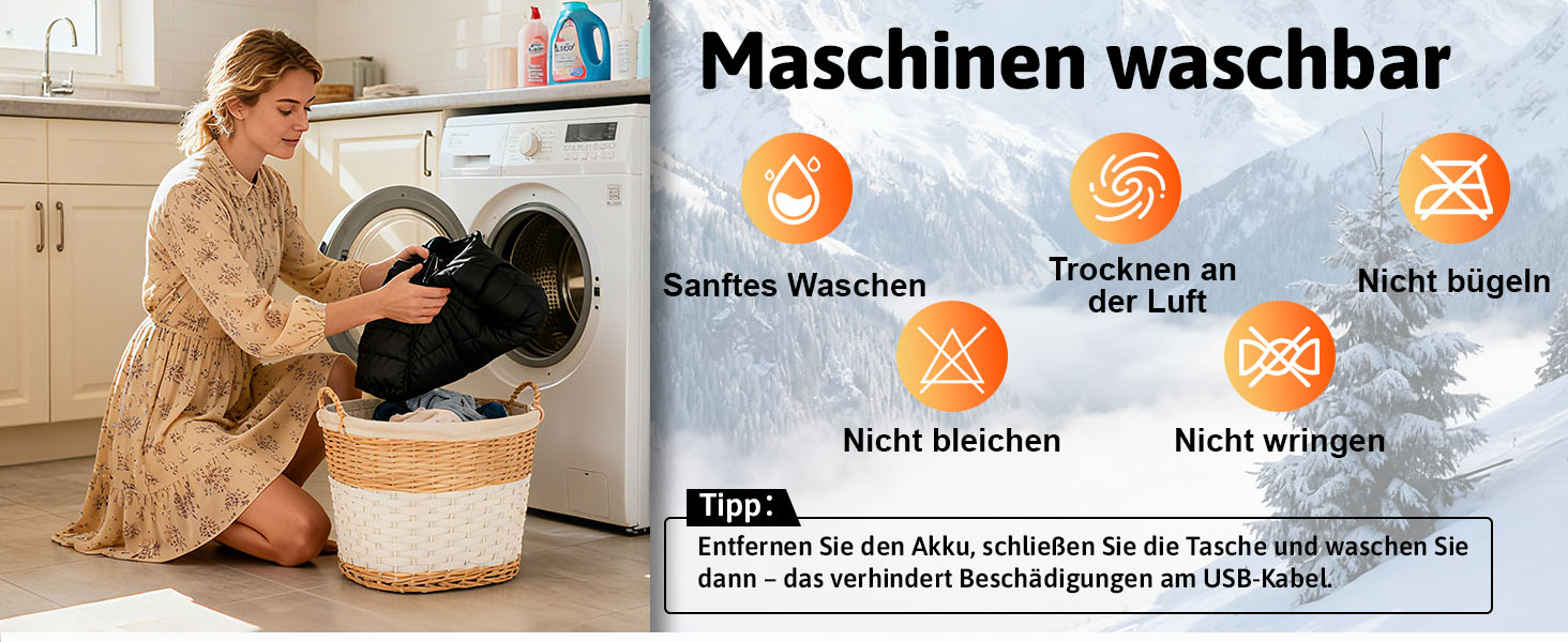 Обогріваючий жилет для чоловіків та жінок з 8 зонами обігріву та 3 рівнями нагріву, акумулятор 16000mAh, вітронепроникний, швидко гріє