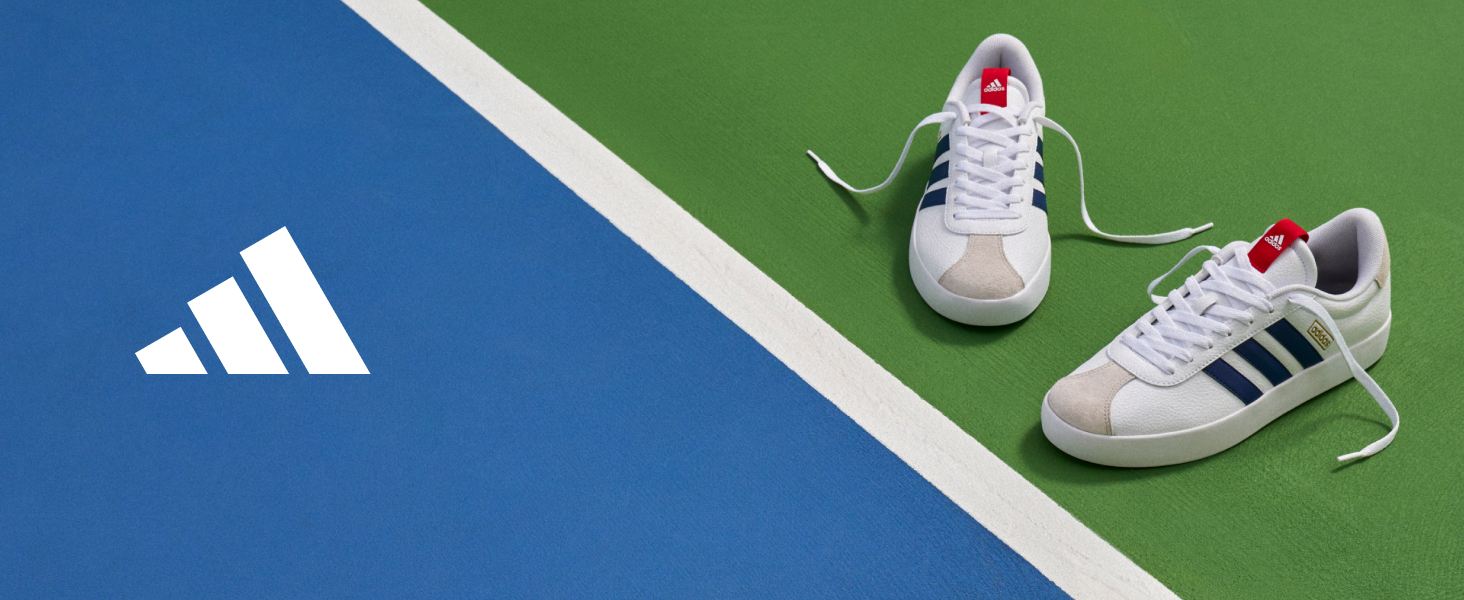 Жіночі кросівки Adidas VL Court Base, 40 EU, білий, чорний, сірий