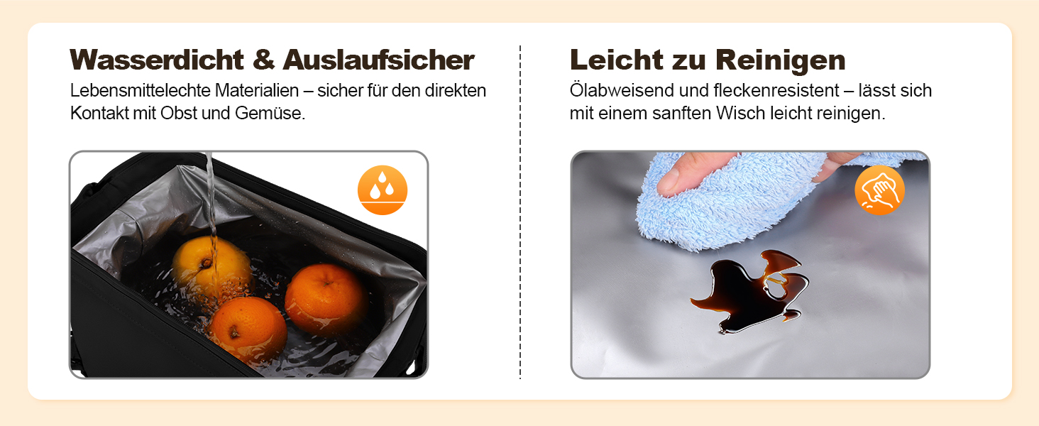 Чохол-холодильник 20 л, чорний: ізольована сумка-ланчбокс з PEVA-підкладкою, водонепроникна, з кількома відділеннями та плечовим ременем – для роботи, школи, авто, пікніка