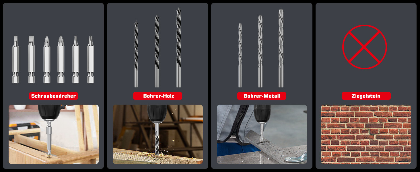 Акумуляторний шуруповерт Sundpey Set: 2 акумулятори 2.0Ah, 21V, 1500 об/хв, 45Nm, 18+1 режим, LED, 10мм патрон - для ремонту та DIY