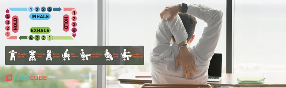 Килимок для миші та клавіатури великий XL (320x240 мм) для геймінгу, Windows/Office/Excel/Photoshop | З антиковзким покриттям, зшиті краї