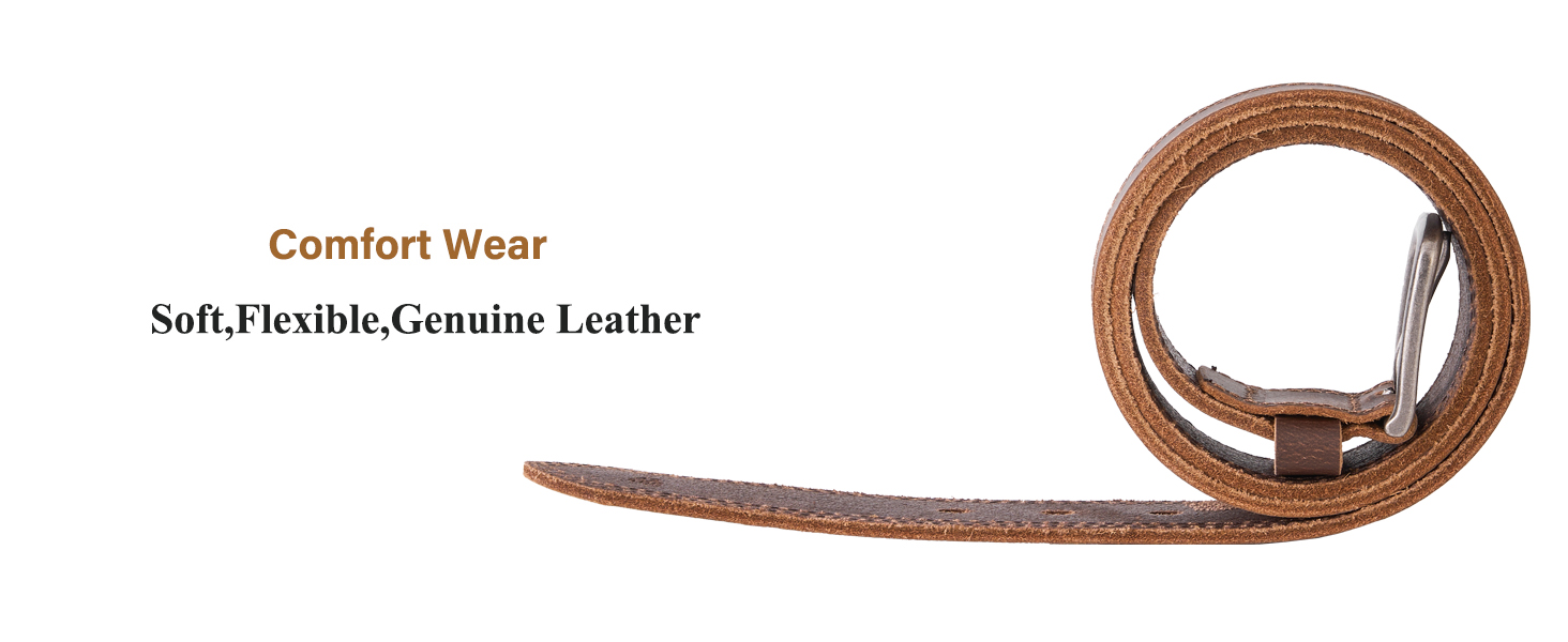 Чоловічий шкіряний ремінь BELTER 38 мм з подарунковою коробкою, коричневий. Підходить для розміру талії 32W-35W (довжина 105 см)