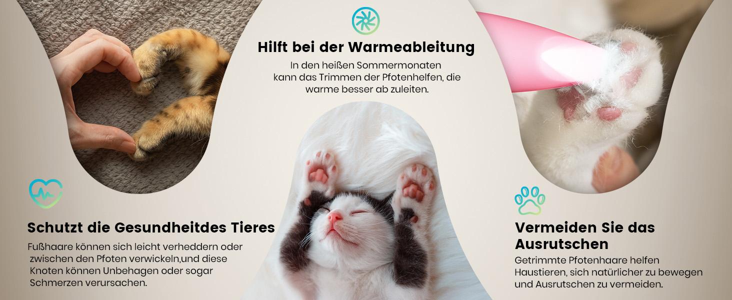 Триммер для собак Oneisall Paw Trim Pro з LED-підсвічуванням, рожевий: безпечна стрижка лап, очей, вух та обличчя