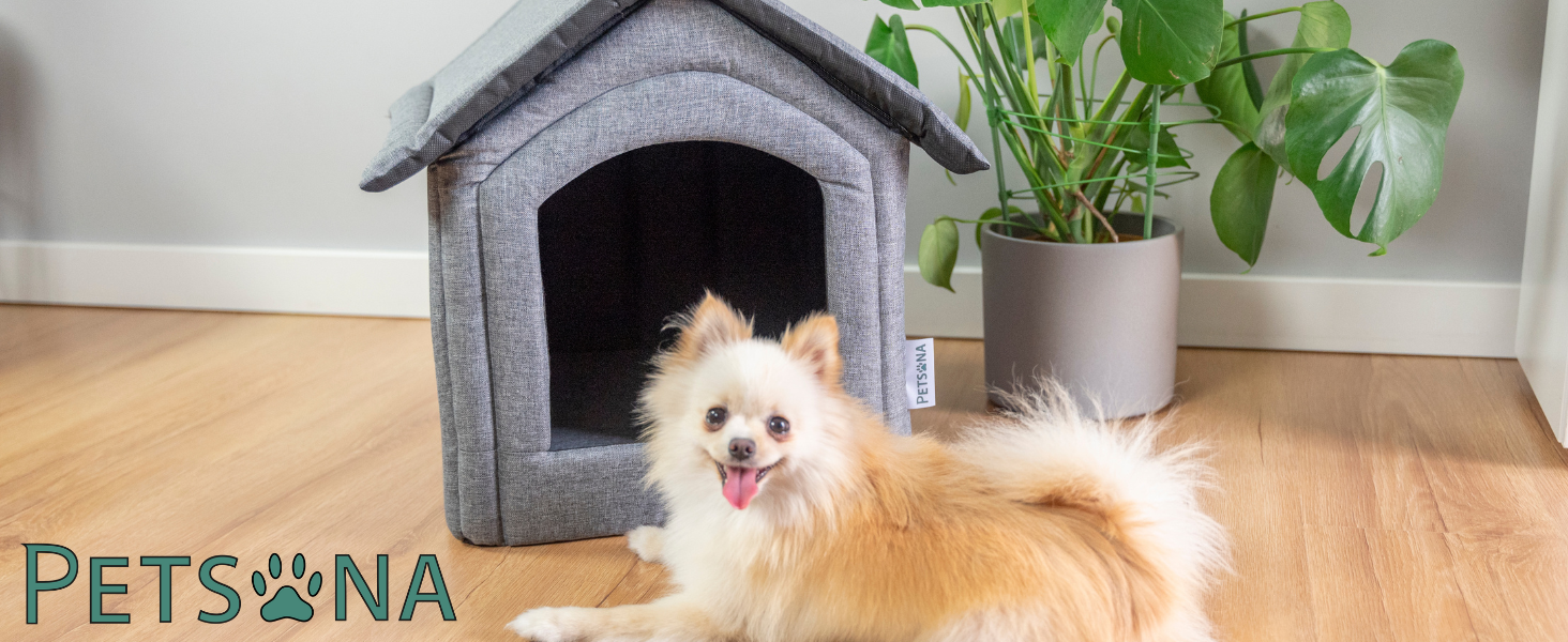 Кімната для собак, собача будка, складана з знімним дахом, ліжко для собак, котяче ліжко, ліжко для домашніх тварин, місце для сну, розмір XXL, сірий колір