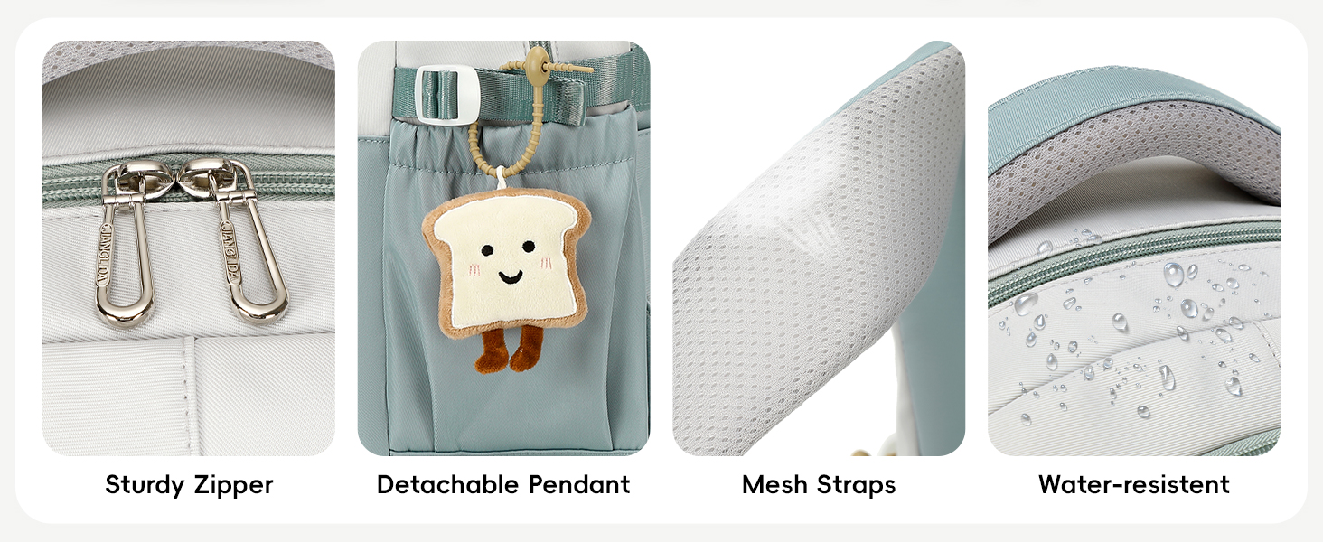 Шкільний рюкзак для дівчаток-підлітків, великий рюкзак для класу 5-12, стильний рюкзак-daypack з нейлону для гімназії, реального училища та університету, зелений