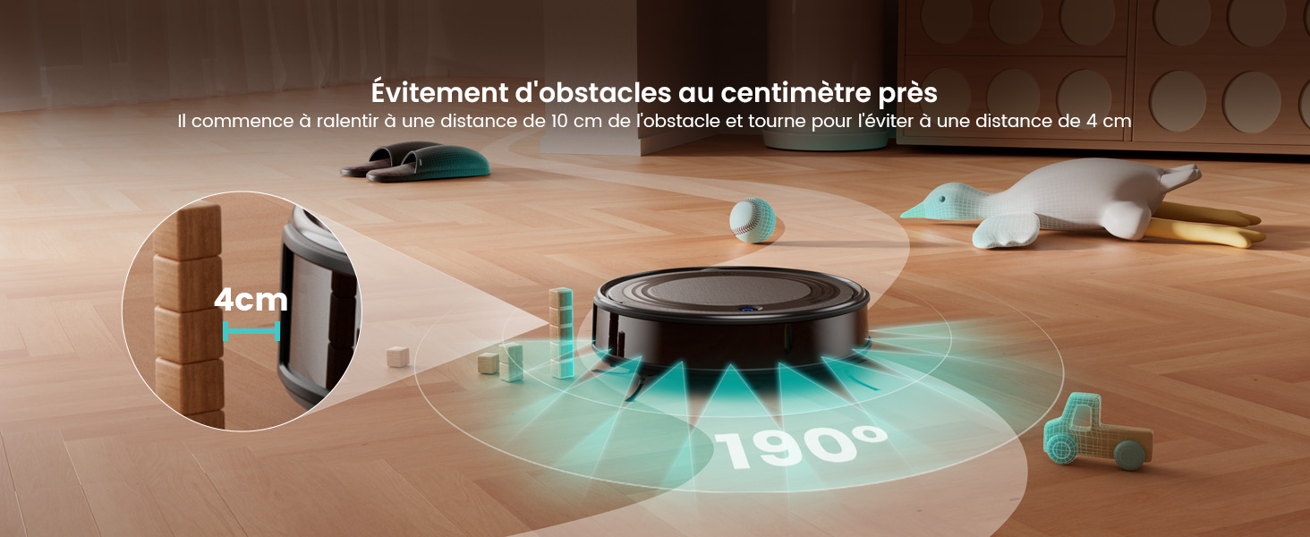 Робот-пилосос LEFANT Gen2 з функцією миття, 12000Pa, автоматичне очищення, LiDAR, Freemove 3.0, 8 тижнів без ручного прибирання (M310)