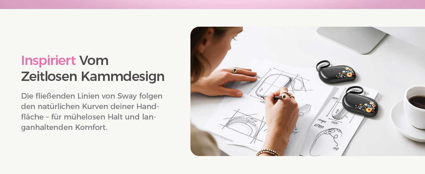 Електричні грілки для рук OCOOPA 2 шт., багаторазові, 4000mAh, подарунок на Новий рік, 1,5 см, в рукавички, зимові аксесуари, Ocoopa x UT5 Wiesengeflüster (Кількісний випуск)