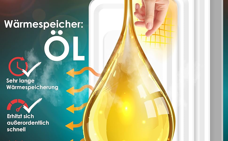 Електричний масляний радіатор KESSER® 2500W з вентилятором, 11 ребер, білий. Масляний обігрівач з таймером, регулюванням температури та захистом від перегріву.