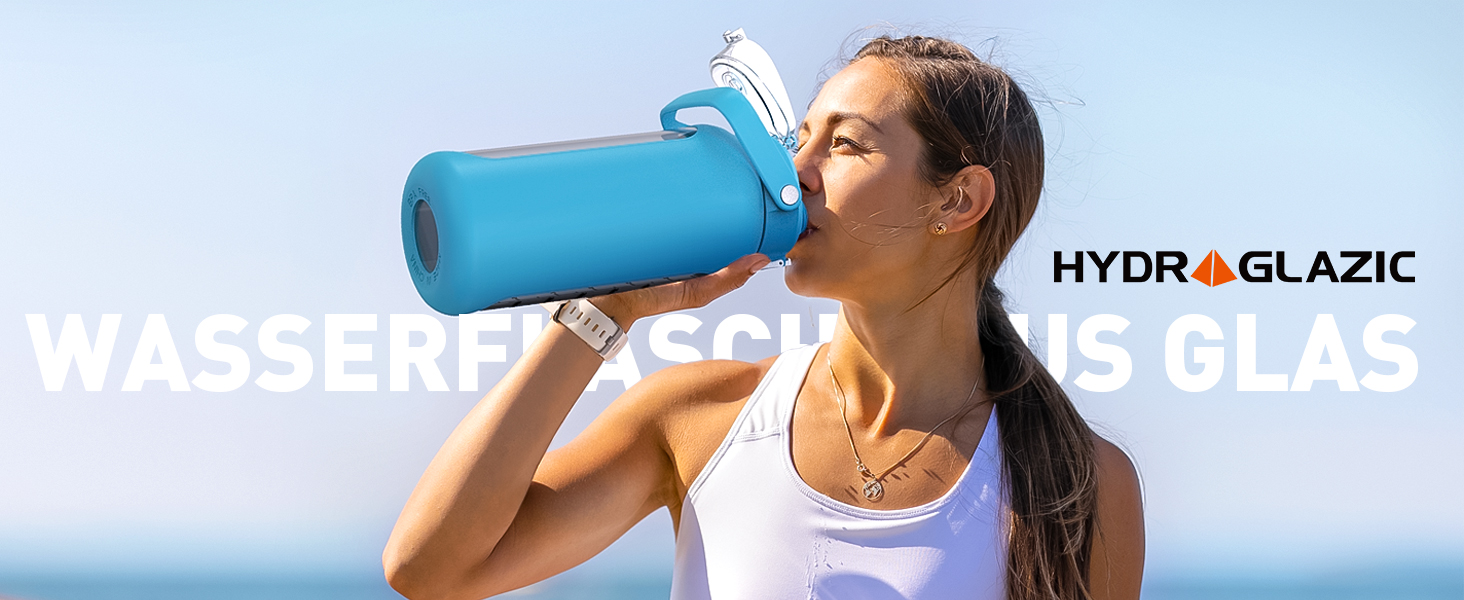 Пляшка для води 2 л з двома кришками, часова мітка, силіконова накладка, BPA-free, не протікає, для спорту та тренажерного залу (фіолетова)