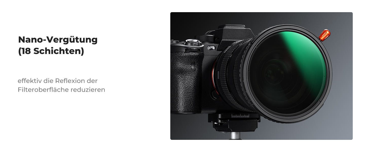 Фільтр K&F Concept 77mm 3-в-1: поляризаційний, ND2-ND32, Black Mist з 28-шаровим покриттям Nano-Klear