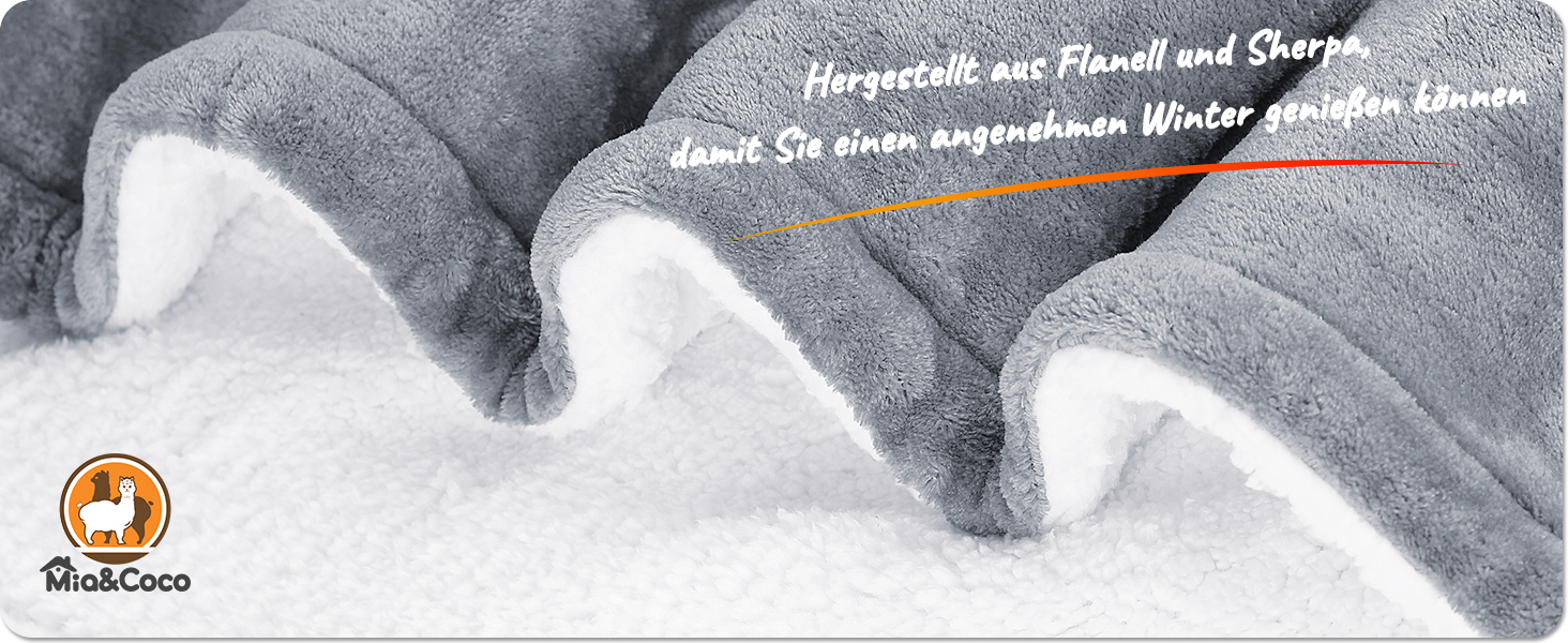 Електрична ковдра Mia&Coco з автовимкненням 180x130 см, 10 температурних режимів, таймер 9 годин, захист від перегріву, пральна машина, фланелева ковдра для ліжка, дивана та вітальні, сіра (130x160 см, сіра)